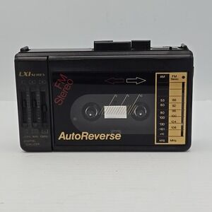 Plays Fast Sears LXI Series 810 Portable AM/FM Cassette Player Preowned Tested